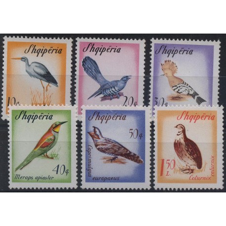 Albania - Nr 973 - 78 1965r - Ptaki