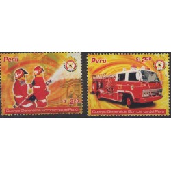 Peru - Nr 1885 - 86 2004r - Straż pożarna