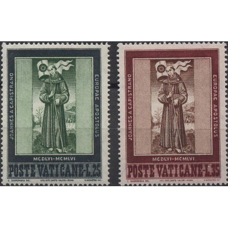 Watykan - Nr 261 - 62 1956r