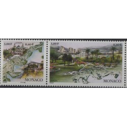 Monako - Nr 2454 - 55 1999r - CEPT - Krajobrazy
