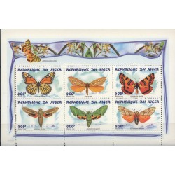 Niger - Nr 1536 - 41 A 1998r - Motyle