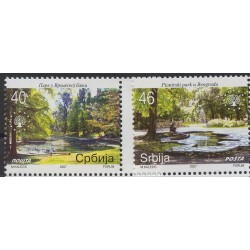 Serbia - Nr 192 - 93 2007r - Drzewa - Krajobrazy