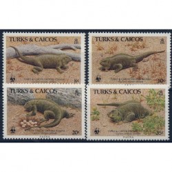 Turks & Caicos - Nr 777 - 80 1986r - WWF - Gady
