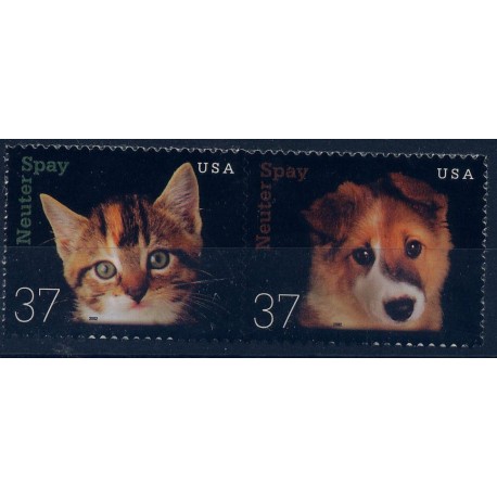 USA - Nr 3644 - 45 2002r - Pies - Kot