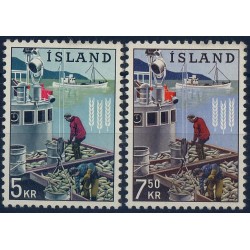Islandia - Nr 370 - 71 1963r - Ryby