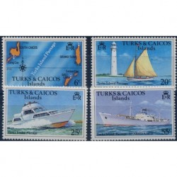 Turks & Caicos - Nr 381 - 84 1978r - Latarnia - Marynistyka