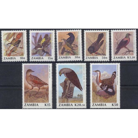 Zambia - Nr 528 - 35 1990r - Ptaki