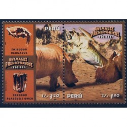 Peru - Nr 1980 - 81 2004r - Dinozaury