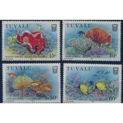 Tuvalu - Nr 485 - 88 1988r - Ryby - Korale